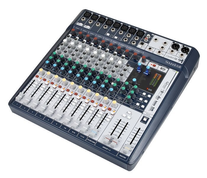 Soundcraft Signature 12 12 Kanal Efektli Analog Mixer