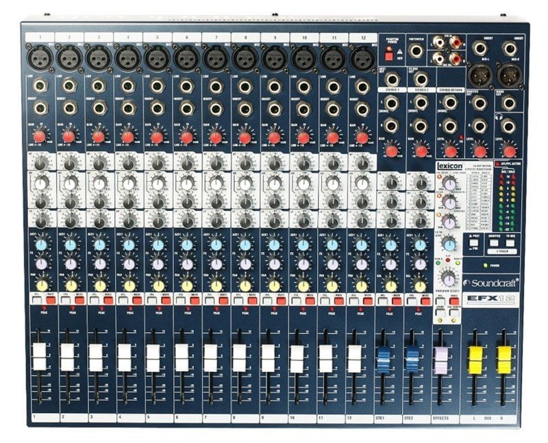 Soundcraft EFX12 12 Kanal Efektli Deck Mikser