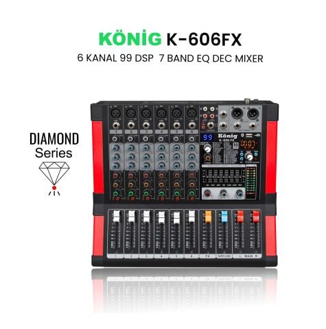 KÖNİG K-606 FX DEC MİXER (DIAMOND)