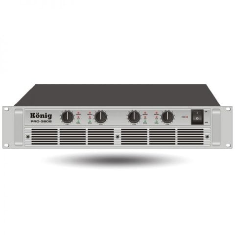 König Pro-3608S - 4 Kanal Power Anfi 4x800 Watt