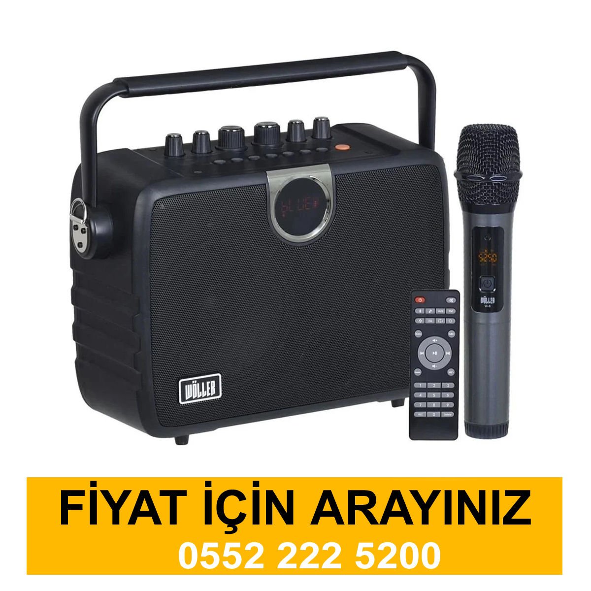 Wöller W-610 100 Watt Kablosuz El Mikrofonlu  FİYAT SORUNUZ