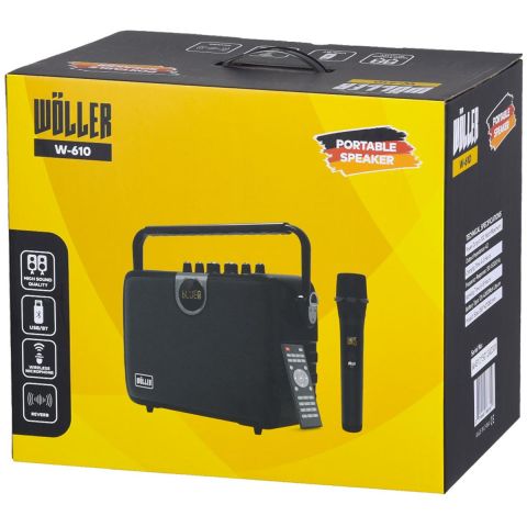 Wöller W-610 100 Watt Kablosuz El Mikrofonlu  FİYAT SORUNUZ