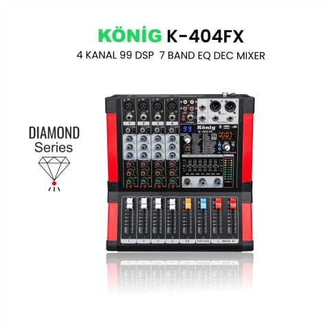 KÖNİG K-404 FX DEC MİXER (DIAMOND)