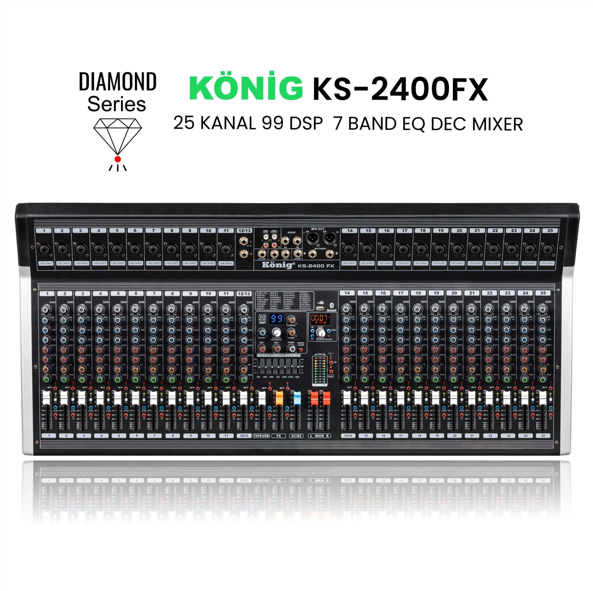 KÖNİG KS-2400 FX DEC MİXER (DIAMOND)